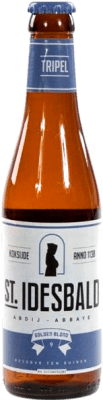 3,95 € Envio grátis | Cerveja Huyghe Saint Idesbald Triple Malt Flandes Bélgica Garrafinha Terço 33 cl