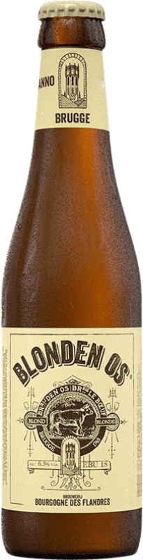 3,95 € Spedizione Gratuita | Birra Bourgogne des Flandres Blonden Os Blonde — Bionda Flandes Belgio Bottiglietta Terzo 33 cl