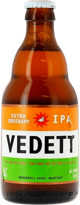 3,95 € 免费送货 | 啤酒 Duvel Moortgat Vedett IPA — India Pale Ale Flandes 比利时 三分之一升瓶 33 cl