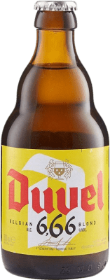 5,95 € 免费送货 | 啤酒 Duvel Moortgat 666 Flandes 比利时 三分之一升瓶 33 cl