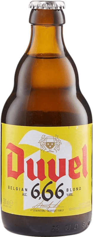 3,95 € 送料無料 | ビール Duvel Moortgat 666 Flandes ベルギー 1/3ボトル 33 cl