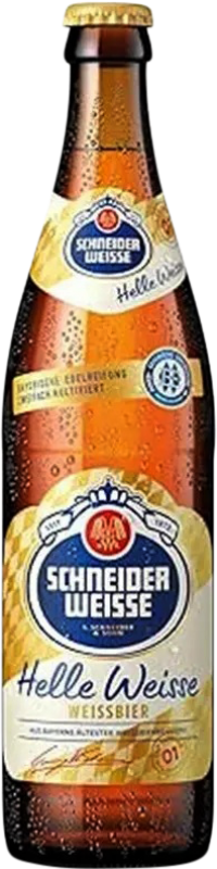 3,95 € Kostenloser Versand | Bier Schneider & Sohn Helle Tap 7 Original, Weissbier — Weiß Baviera Deutschland Medium-Flasche 50 cl