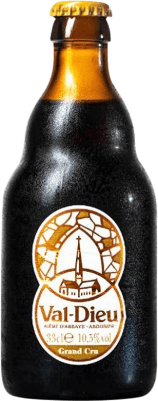 4,95 € Spedizione Gratuita | Birra L'Abbaye du Val-Dieu Grand Cru Valonia Belgio Bottiglietta Terzo 33 cl
