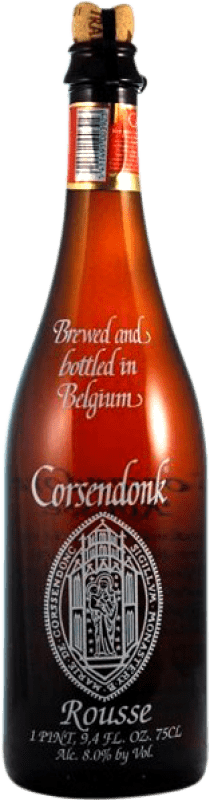 9,95 € Spedizione Gratuita | Birra Corsendonk Rousse Red Ale — Rossa Brabante Belgio 75 cl