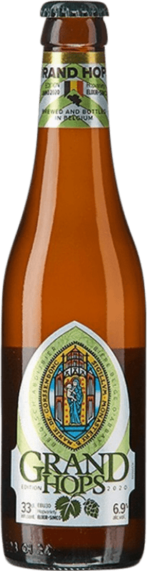 3,95 € Free Shipping | Beer Corsendonk Grand Hops Amberes Belgium Third-Liter Bottle 33 cl