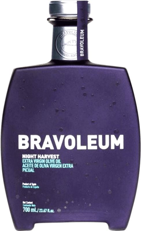 32,95 € 免费送货 | 橄榄油 Hacienda el Palo Bravoleum Night Harvest EVOO 特级初榨 西班牙 70 cl