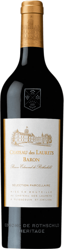 159,95 € 免费送货 | 红葡萄酒 Baron Edmond de Rothschild Château des Laurets 甄选, Vino de Parcela — 单一地块葡萄酒 法国 大瓶 — Magnum 1,5 L