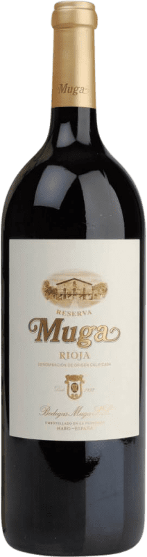 74,95 € Spedizione Gratuita | Vino Rosso Muga Riserva D.O.Ca. Rioja La Rioja Spagna Bottiglia Magnum 1,5 L