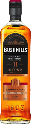148,95 € Envio grátis | Whisky Single Malt Bushmills Causeway Banyuls Cask Finish — Afinado em Barrica, Collection — Coleção Irlanda 11 Anos 70 cl