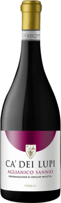 18,95 € 免费送货 | 红葡萄酒 Ca' dei Lupi D.O.C. Sannio 坎帕尼亚 意大利 Aglianico — 阿利亚尼科 75 cl