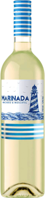 8,95 € 送料無料 | 白ワイン Capel Marinada Macabeo Moscatel スペイン Macabeo — マカベオ, Moscatel — マスカット 75 cl