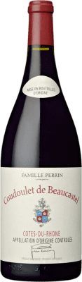 117,95 € 免费送货 | 红葡萄酒 Famille Perrin Coudoulet de Beaucastel A.O.C. Côtes du Rhône 罗纳 法国 Bio — 生态 有机 天然 大瓶 — Magnum 1,5 L