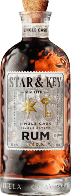 49,95 € 送料無料 | ラム Cobblestone Star & Key VSOP Very Superior Old Pale — 非常に上質な古い淡色 モーリシャス 70 cl