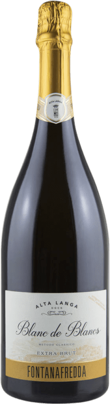 94,95 € 免费送货 | 白起泡酒 Fontanafredda Blanc de Blancs D.O.C. Alta Langa 皮埃蒙特 意大利 大瓶 — Magnum 1,5 L