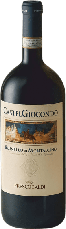 364,95 € Spedizione Gratuita | Vino Rosso Marchesi de' Frescobaldi Castel Giocondo D.O.C.G. Brunello di Montalcino Toscana Italia Bottiglia Jeroboam-Doppio Magnum 3 L