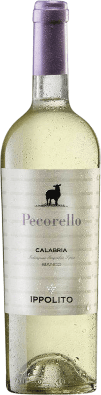 18,95 € 免费送货 | 白葡萄酒 Ippolito Pecorello I.G.T. Calabria 卡拉布里亚 意大利 75 cl