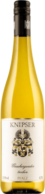 24,95 € Бесплатная доставка | Белое вино Knipser Trocken — Сухое VDP Gutswein — Вино с хозяйства Q.b.A. Pfälz Пфальце Германия Pinot Gris — Пино Гри 75 cl