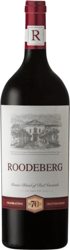 27,95 € Spedizione Gratuita | Vino Rosso KWV Roodeberg Sud Africa Bottiglia Magnum 1,5 L