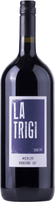 14,95 € 送料無料 | 赤ワイン La Trigi I.G.T. Veneto ベネト イタリア Merlot — メルロー マグナムボトル 1,5 L