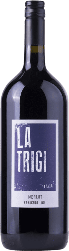 14,95 € 送料無料 | 赤ワイン La Trigi I.G.T. Veneto ベネト イタリア Merlot — メルロー マグナムボトル 1,5 L