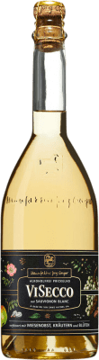 23,95 € Бесплатная доставка | Белое игристое вино Jörg Geiger Visecco Seco — Сухое Германия Sauvignon — Совиньон 75 cl Без алкоголя