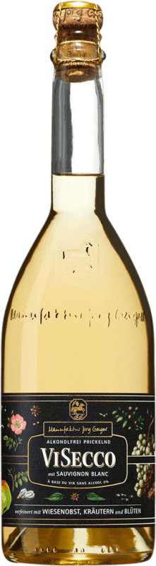 21,95 € Бесплатная доставка | Белое игристое вино Jörg Geiger Visecco Seco — Сухое Германия Sauvignon — Совиньон 75 cl Без алкоголя