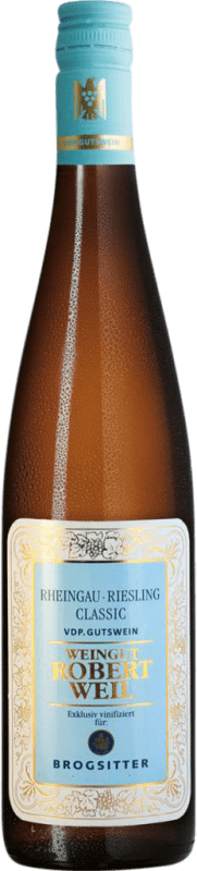 24,95 € 免费送货 | 白葡萄酒 Robert Weil Brogsitter 经典 Q.b.A. Rheingau Rheingau 德国 Riesling — 雷司令 75 cl