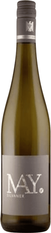 12,95 € Envio grátis | Vinho Branco Rudolf May VDP Gutswein — Vinho de Propriedade Q.b.A. Franken Franken Alemanha Sylvaner 75 cl