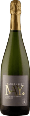 55,95 € 送料無料 | 白のスパークリングワイン Rudolf May Brut Nature — ブリュット・ナチュール ドイツ Silvaner — ジルヴァーナー 75 cl