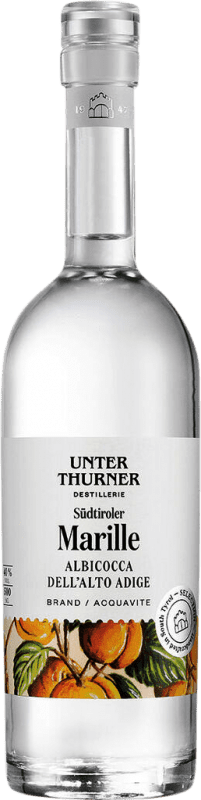 63,95 € Free Shipping | Aquavit Unterthurner Südtiroler Italy Medium Bottle 50 cl Marille — Apricot