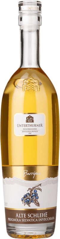 62,95 € Envío gratis | Licores Unterthurner Vecchio — Viejo Italia Botella Medium 50 cl Sloe Berries — Endrinas