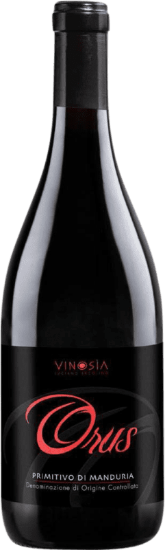 18,95 € 免费送货 | 红葡萄酒 Vinosìa Orus D.O.C. Primitivo di Manduria 普利亚大区 意大利 75 cl