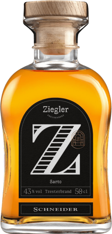 66,95 € Spedizione Gratuita | Grappa Orujo Ziegler Sarto Germania Bottiglia Medium 50 cl