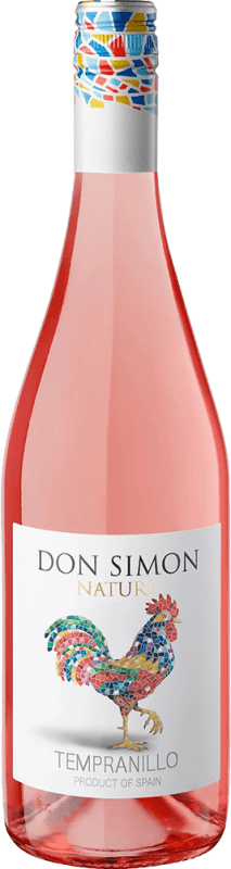 5,95 € Spedizione Gratuita | Vino Rosato Don Simón Nature D.O. La Mancha Castilla-La Mancha Spagna Tempranillo 75 cl