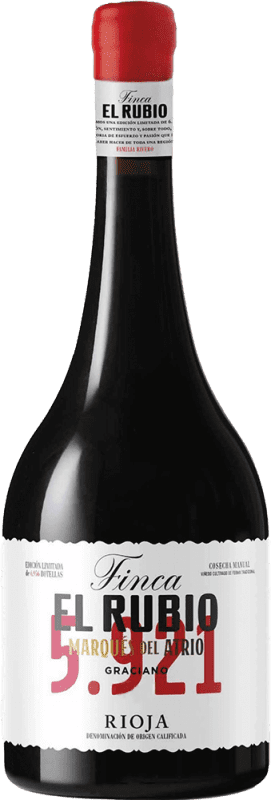 57,95 € Spedizione Gratuita | Vino Rosso Marqués del Atrio El Rubio D.O.Ca. Rioja Spagna 75 cl