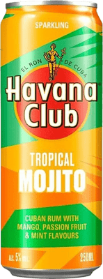 39,95 € Free Shipping | 12 units box Mixer Havana Club Cuba Can 25 cl Mojito, Ron — Rum
