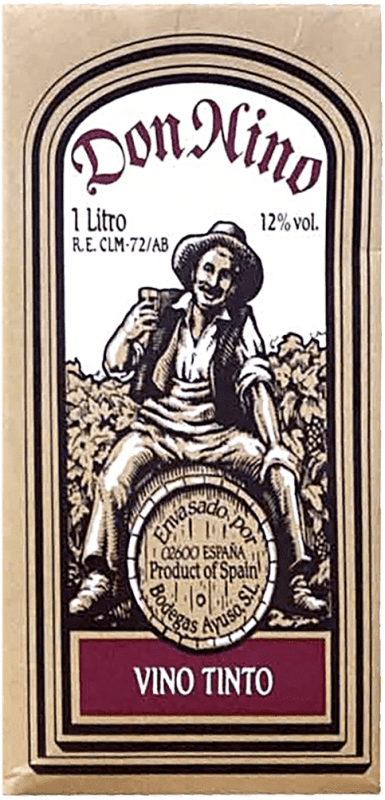 5,95 € 免费送货 | 红葡萄酒 Ayuso Don Nino 西班牙 利乐包装 — Tetra Brick 1 L