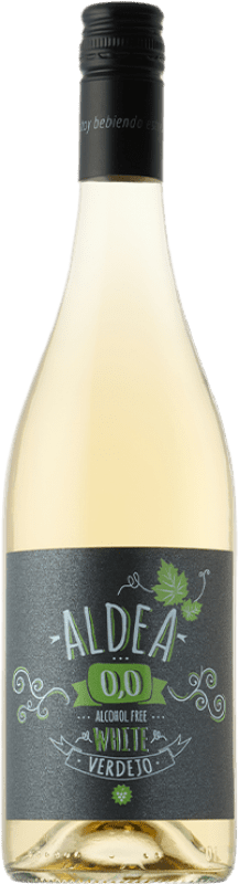 9,95 € Kostenloser Versand | Weißwein Aldea Spanien Verdejo 75 cl Alkoholfrei