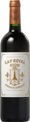 10,95 € Бесплатная доставка | Красное вино Cap Royal Trocken — Сухое Высший A.O.C. Bordeaux Бордо Франция Merlot — Мерло, Cabernet Sauvignon — Каберне Совиньон 75 cl