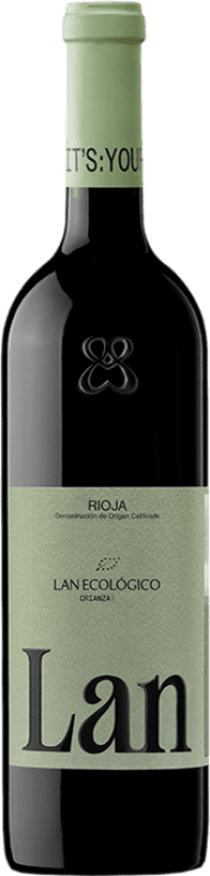 17,95 € Бесплатная доставка | Красное вино Lan Crianza — Крианса D.O.Ca. Rioja Ла-Риоха Испания Tempranillo — Темпранильо Eco — Эко Био Органический 75 cl