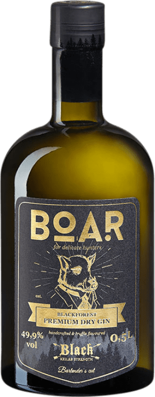34,95 € Spedizione Gratuita | Genever Gin Boar Keiler Strenght Black — Edizione Nera Germania Bottiglia Medium 50 cl