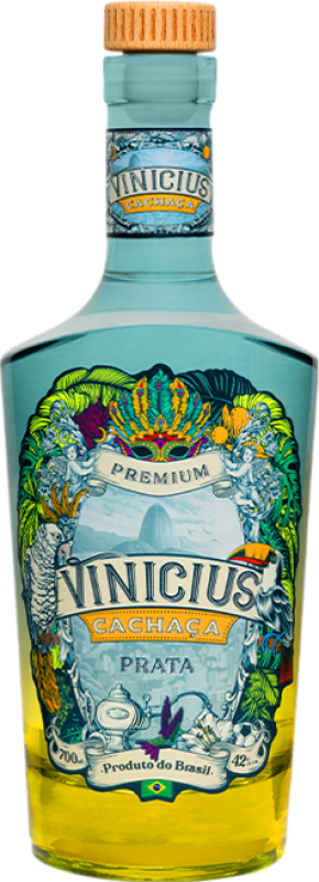 46,95 € Envio grátis | Cachaça Engenhos São Miguel. Vinicius Brasil 70 cl