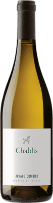 29,95 € Spedizione Gratuita | Vino Bianco Arnaud Combier A.O.C. Chablis Borgogna Francia Chardonnay 75 cl
