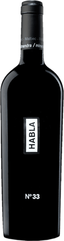 32,95 € Free Shipping | Red Wine Habla Nº 33 I.G.P. Vino de la Tierra de Extremadura Estremadura Spain Malbec 75 cl