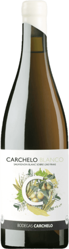 12,95 € 免费送货 | 白葡萄酒 Carchelo D.O. Jumilla 穆尔西亚地区 西班牙 Sauvignon — 苏维浓 75 cl