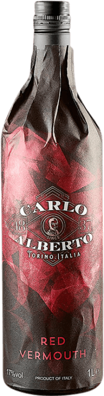 19,95 € Envio grátis | Vermute Compagnia dei Caraibi Carlo Alberto Tinto Piemonte Itália 1 L