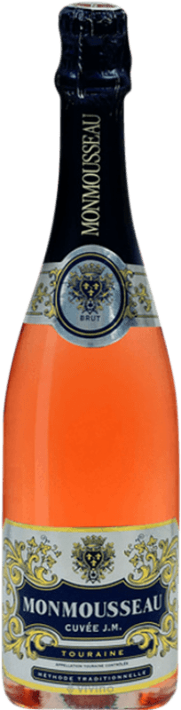 21,95 € Бесплатная доставка | Розовое игристое вино Monmousseau J.M Brut — брют Cuvée, Rosé — Розе A.O.C. Touraine Луара Франция Cabernet Franc — Каберне Фран, Gamay — Гаме 75 cl