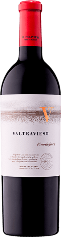 23,95 € Spedizione Gratuita | Vino Rosso Valtravieso Vino de Finca — Vino di Tenuta D.O. Ribera del Duero Castilla y León Spagna Tempranillo, Merlot, Cabernet Sauvignon 75 cl