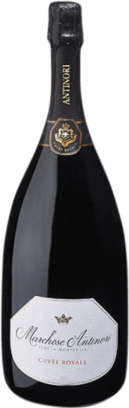 62,95 € Envoi gratuit | Vin Mousseux Blanc Antinori Tignanello Tenuta Montesina Brut Cuvée, Royale D.O.C.G. Franciacorta Lombardia Italie Pinot Noir, Chardonnay, Pinot Blanc Bouteille Magnum 1,5 L
