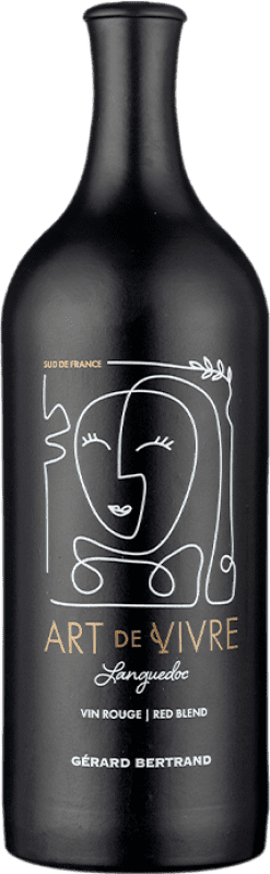 18,95 € Envio grátis | Vinho Tinto Gérard Bertrand Art de Vivre A.O.C. Languedoc Languedoc França Syrah, Garnacha — Grenache, Mourvèdre 75 cl